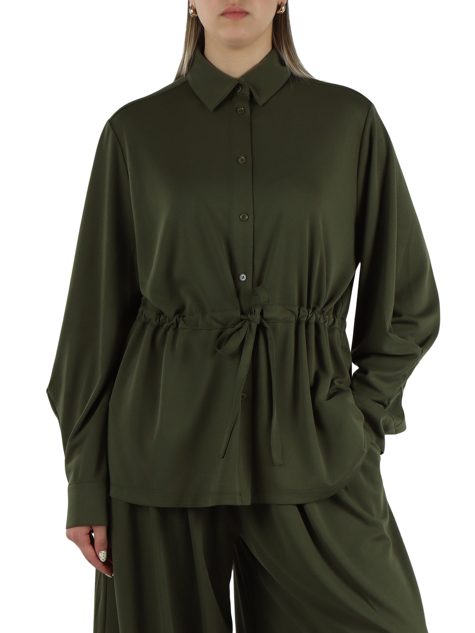 VERDE | Camicia PASSO in misto modal fluido