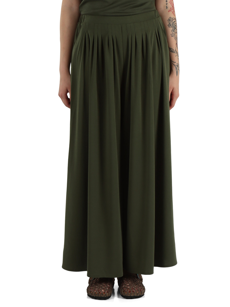 VERDE | Pantalone CICALA in misto modal fluido
