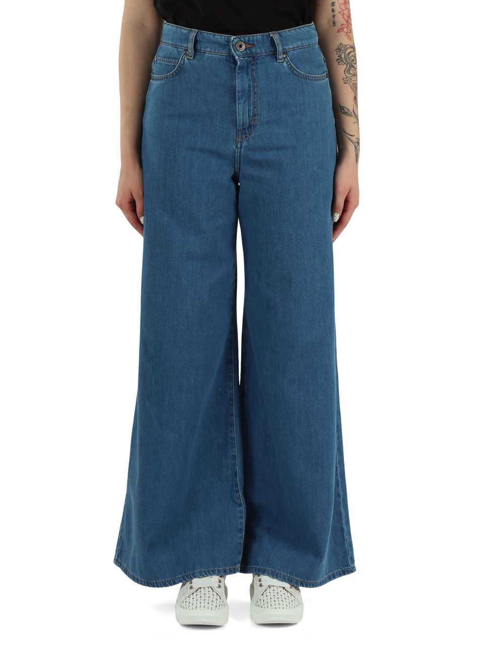 BLU | Pantalone jeans VEGA gamba larga