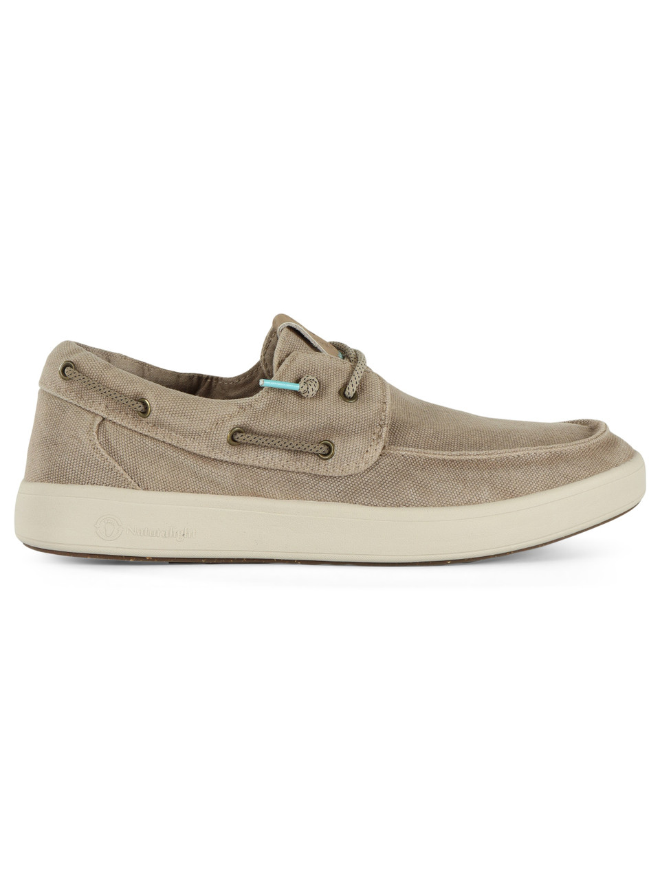 BEIGE | Scarpe da barca in cotone biologico