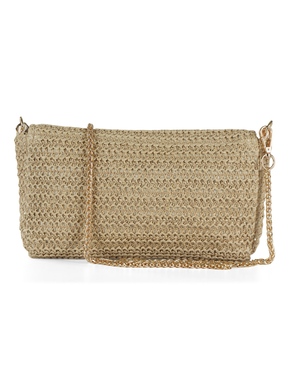 BEIGE | Pochette in paglia BUBY ANTIGUA