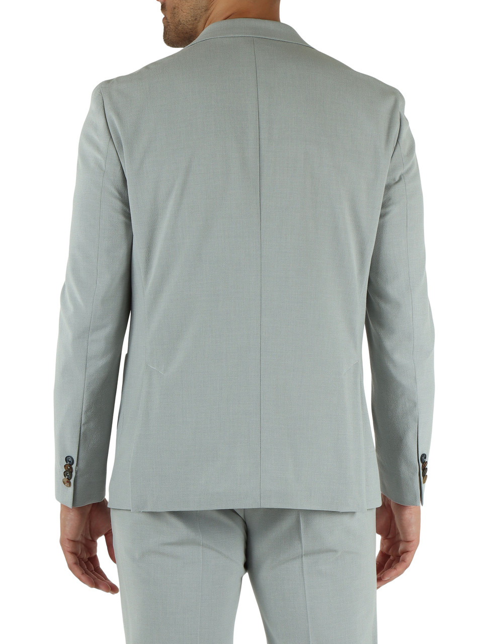 GRIGIO CHIARO | Giacca Modern fit EDWARD in misto viscosa e lana