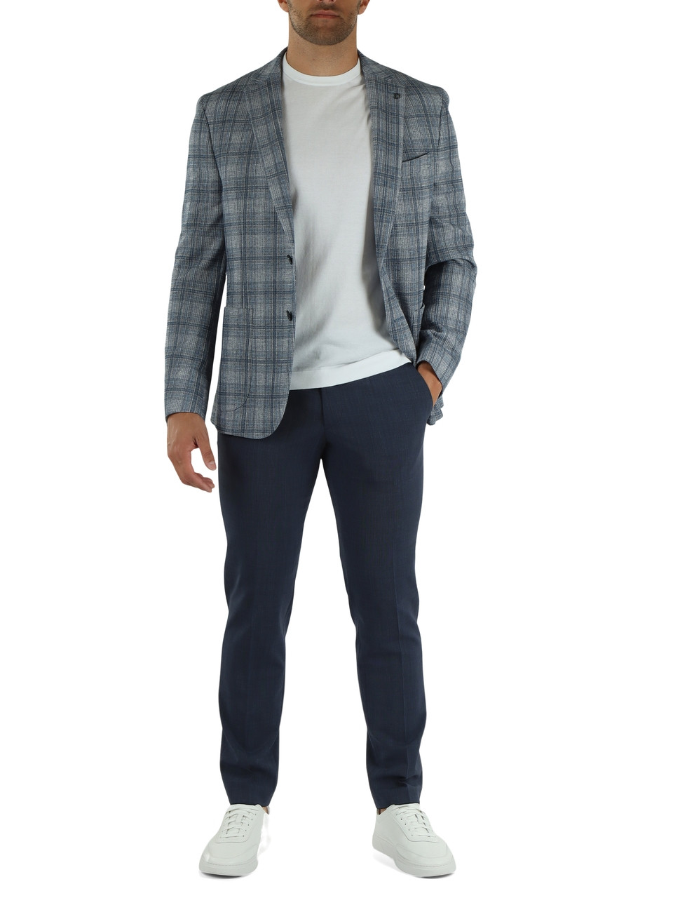 BLU | Pantalone in misto lana PER-V Protect 3 Modern fit