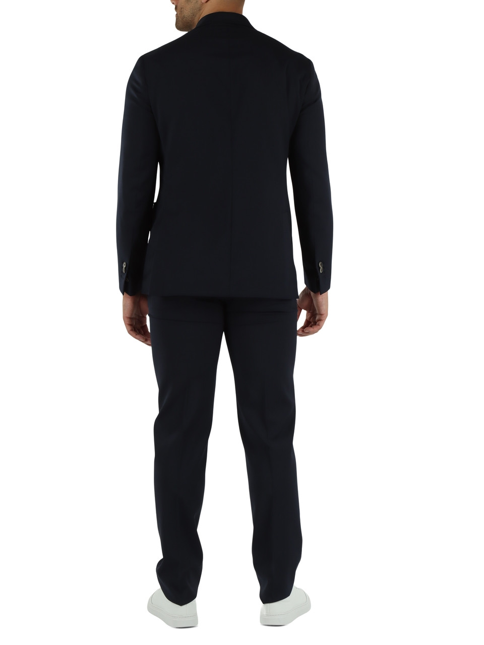 BLU SCURO | Abito due pezzi in misto lana Drop 7