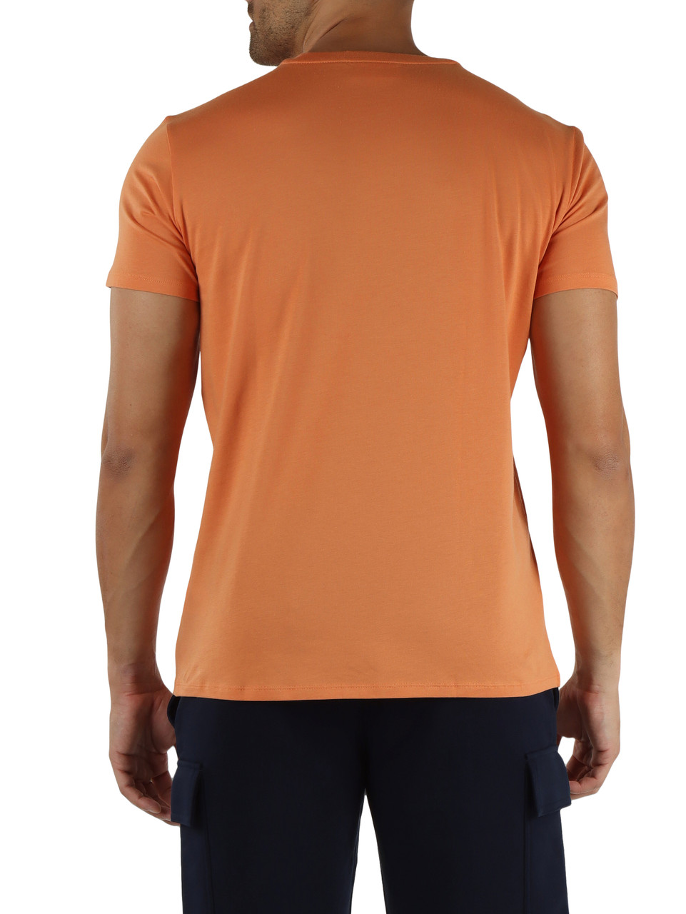 ARANCIONE CHIARO | T-shirt regular fit in cotone Pima