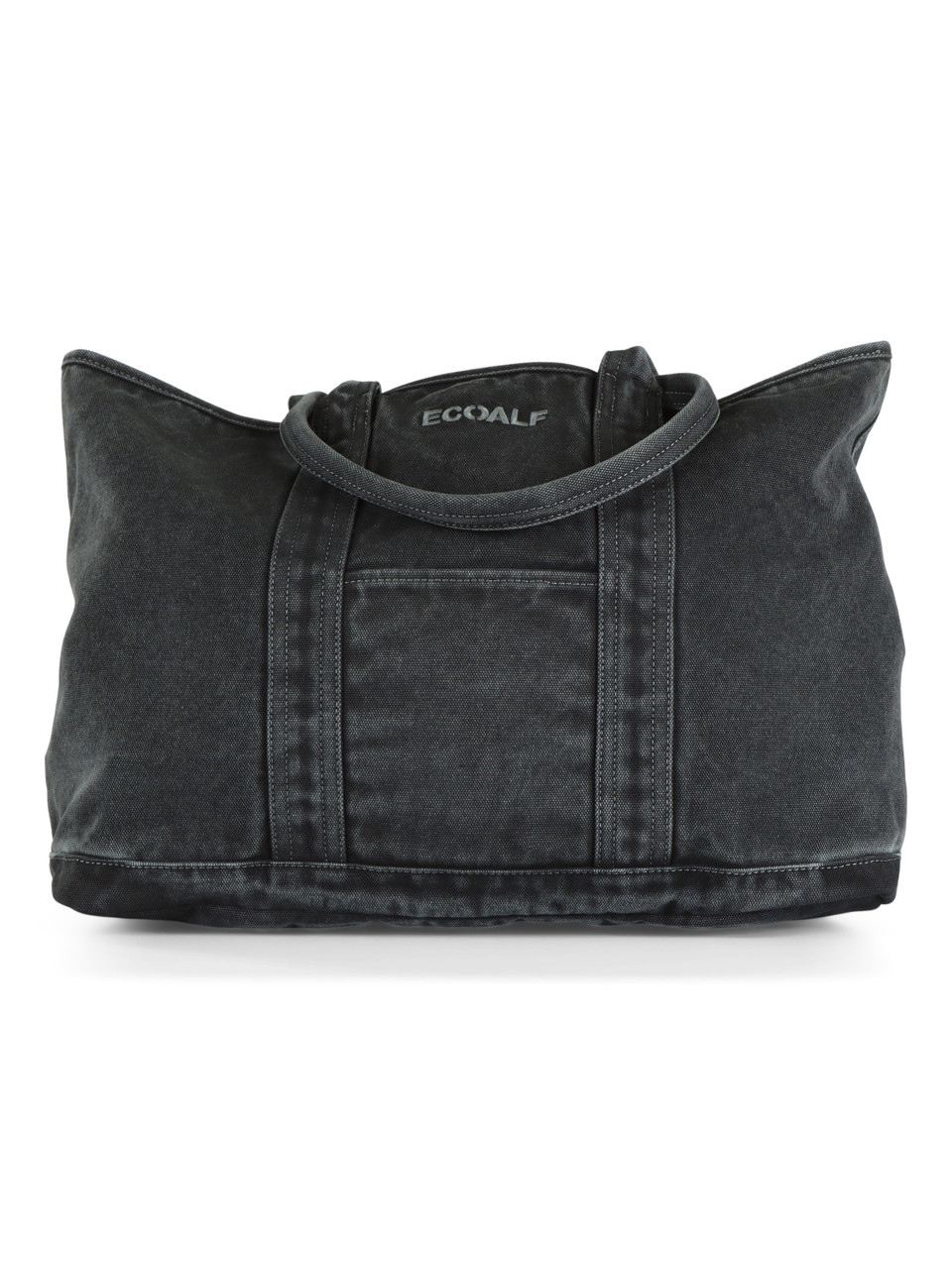 GRIGIO SCURO | Borsa PALMS Medium in cotone riciclato