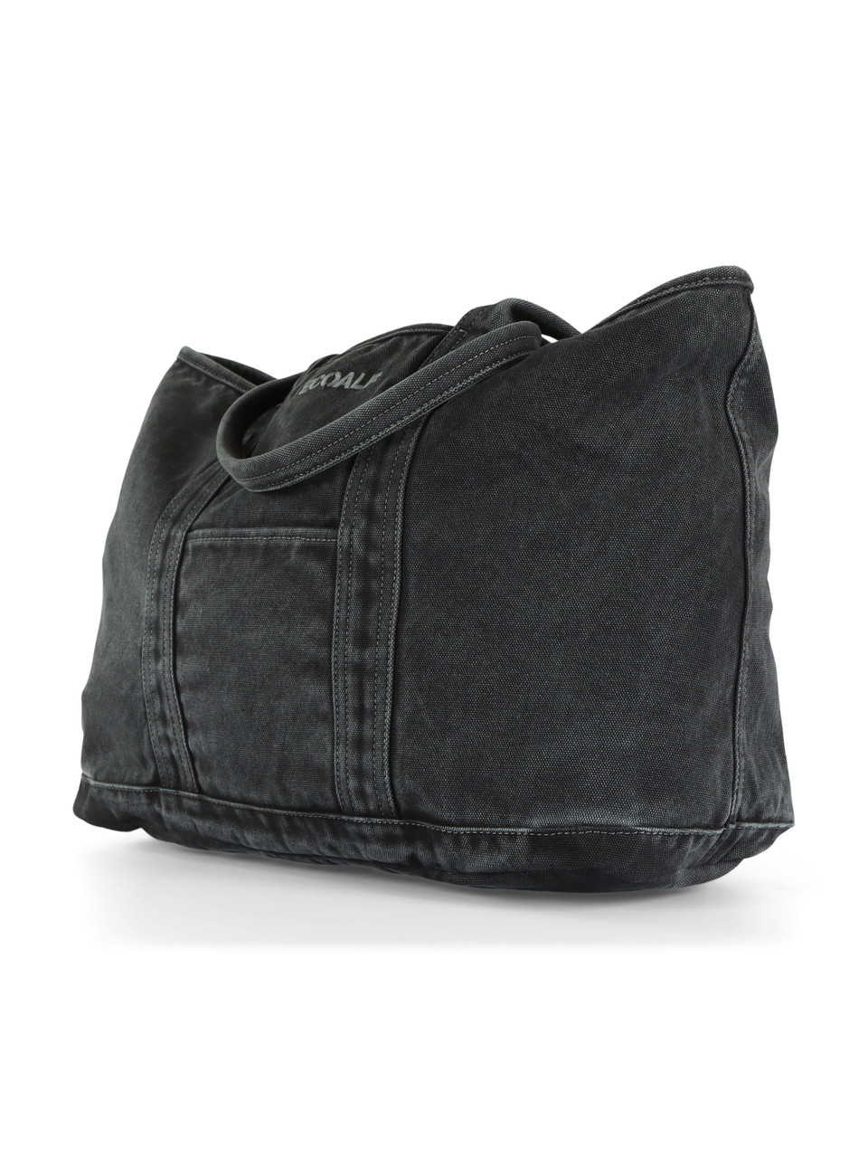 GRIGIO SCURO | Borsa PALMS Medium in cotone riciclato