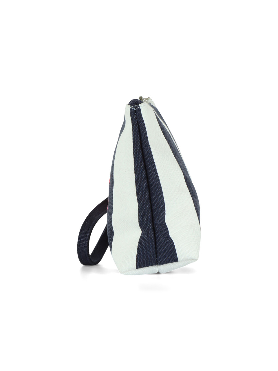 BIANCO | BEACH: Mini pochette stampata in canvas