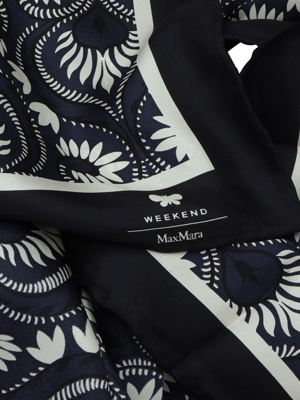 BLU | Foulard quadrato ONESTO in twill di seta