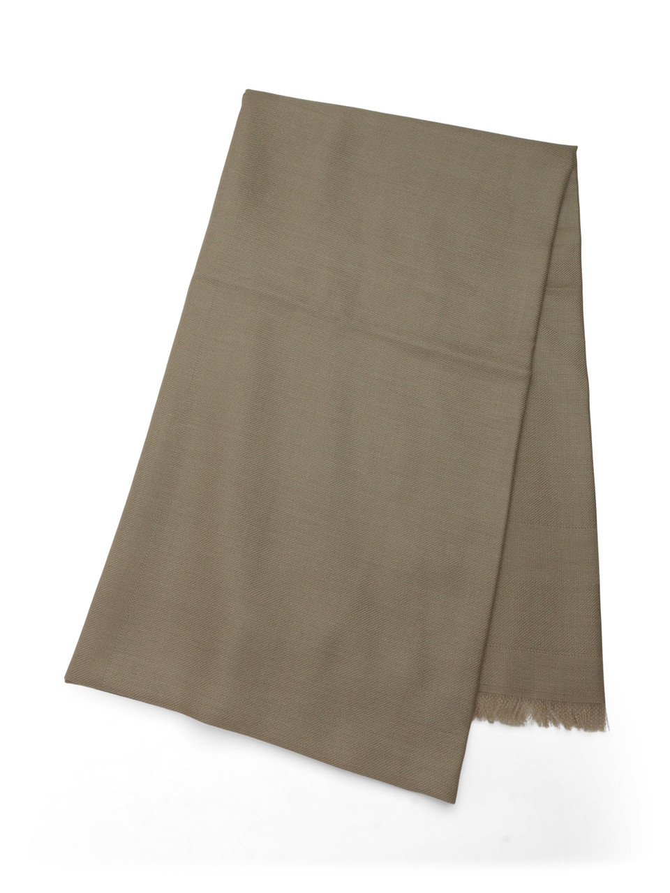 BEIGE | Stola in lana e seta LAMINE