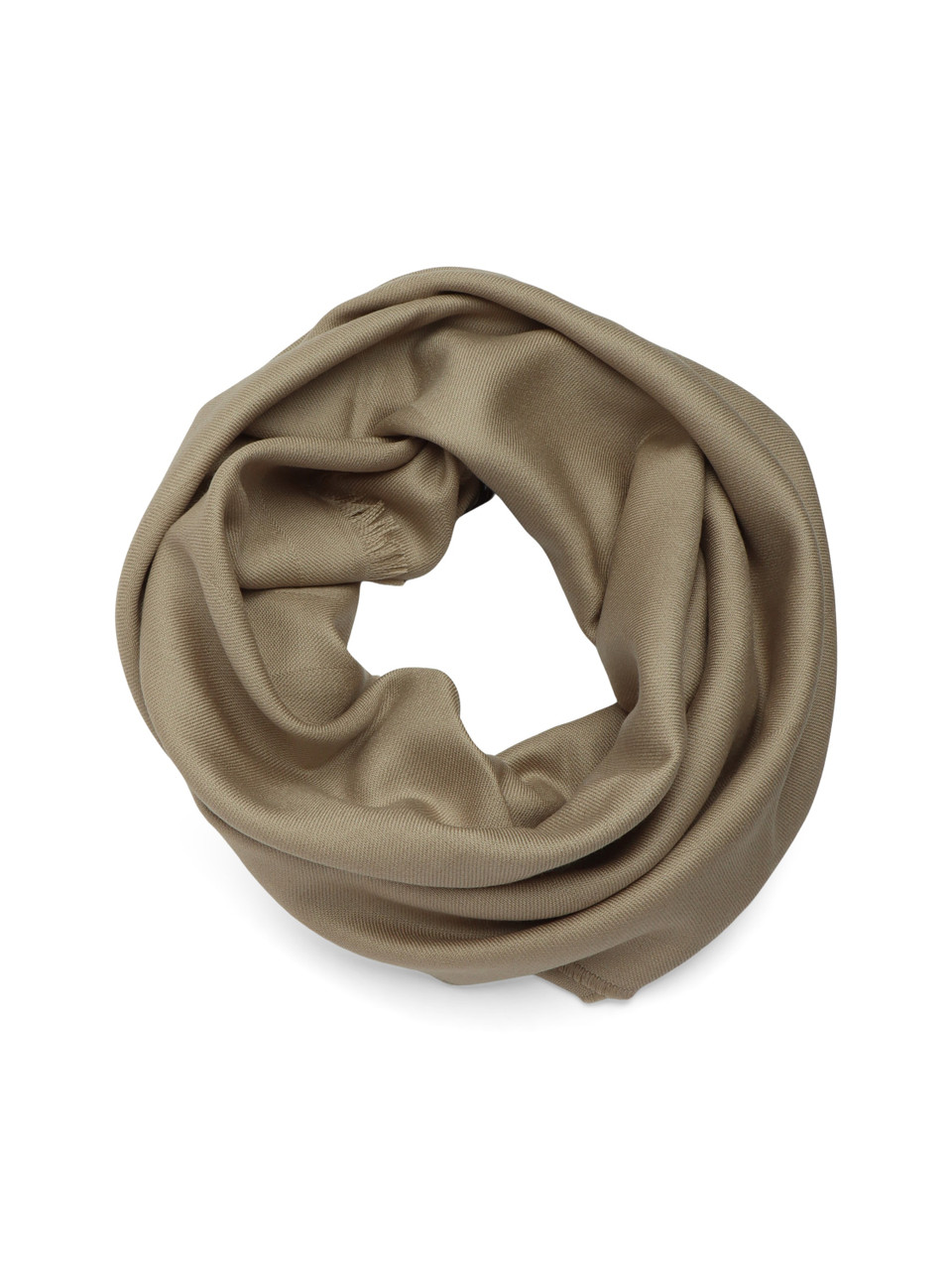 BEIGE | Stola in lana e seta LAMINE