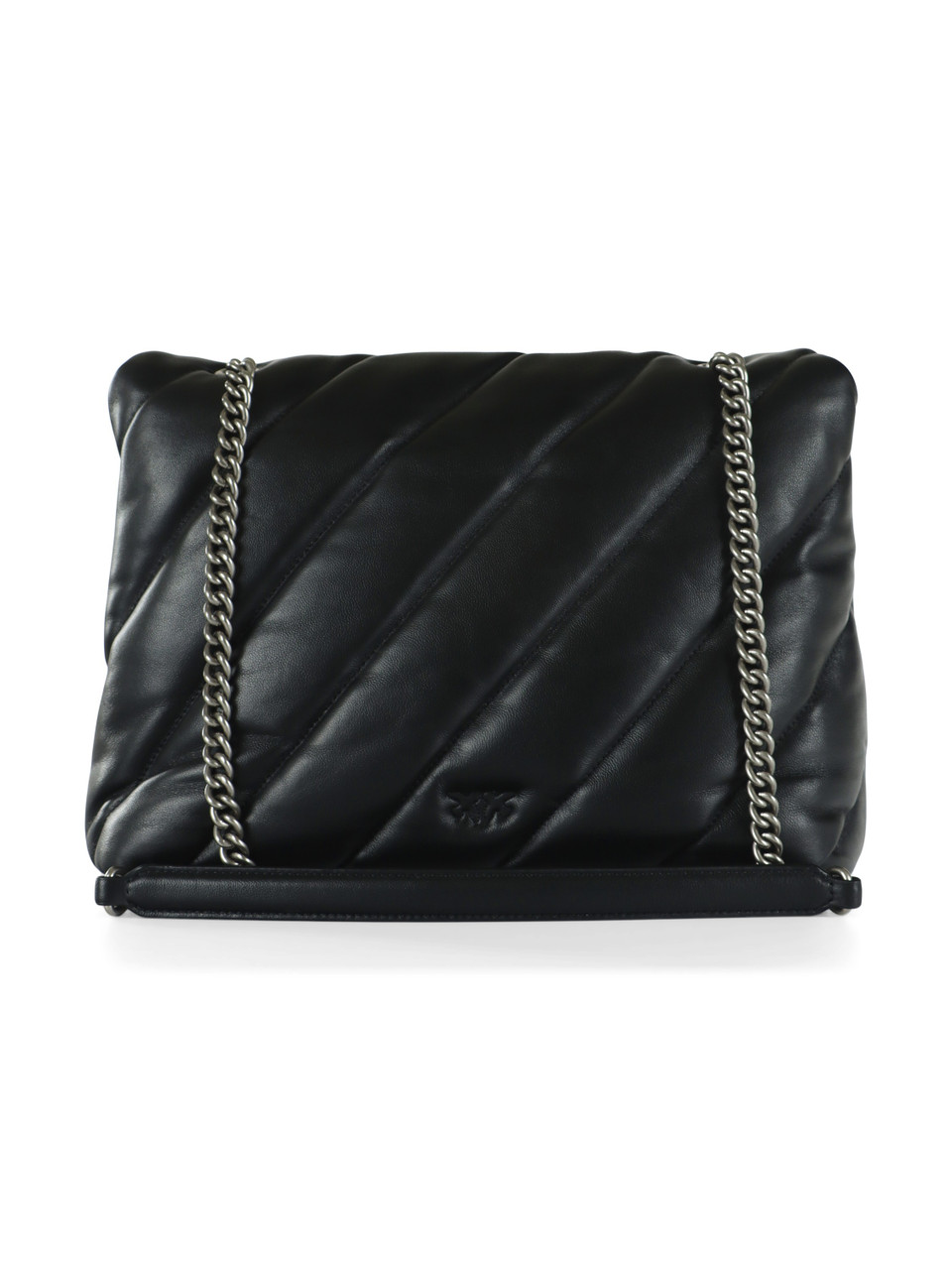 NERO | Borsa a tracolla in pelle trapuntata LOVE PUFF BIG CL.