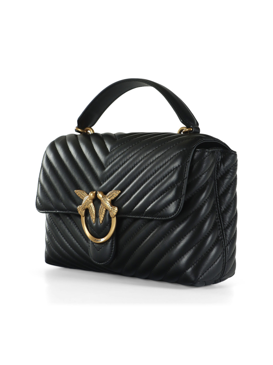NERO | Borsa a a mano in pelle trapuntata LOVE LADY PUFF CLASSIC CL.