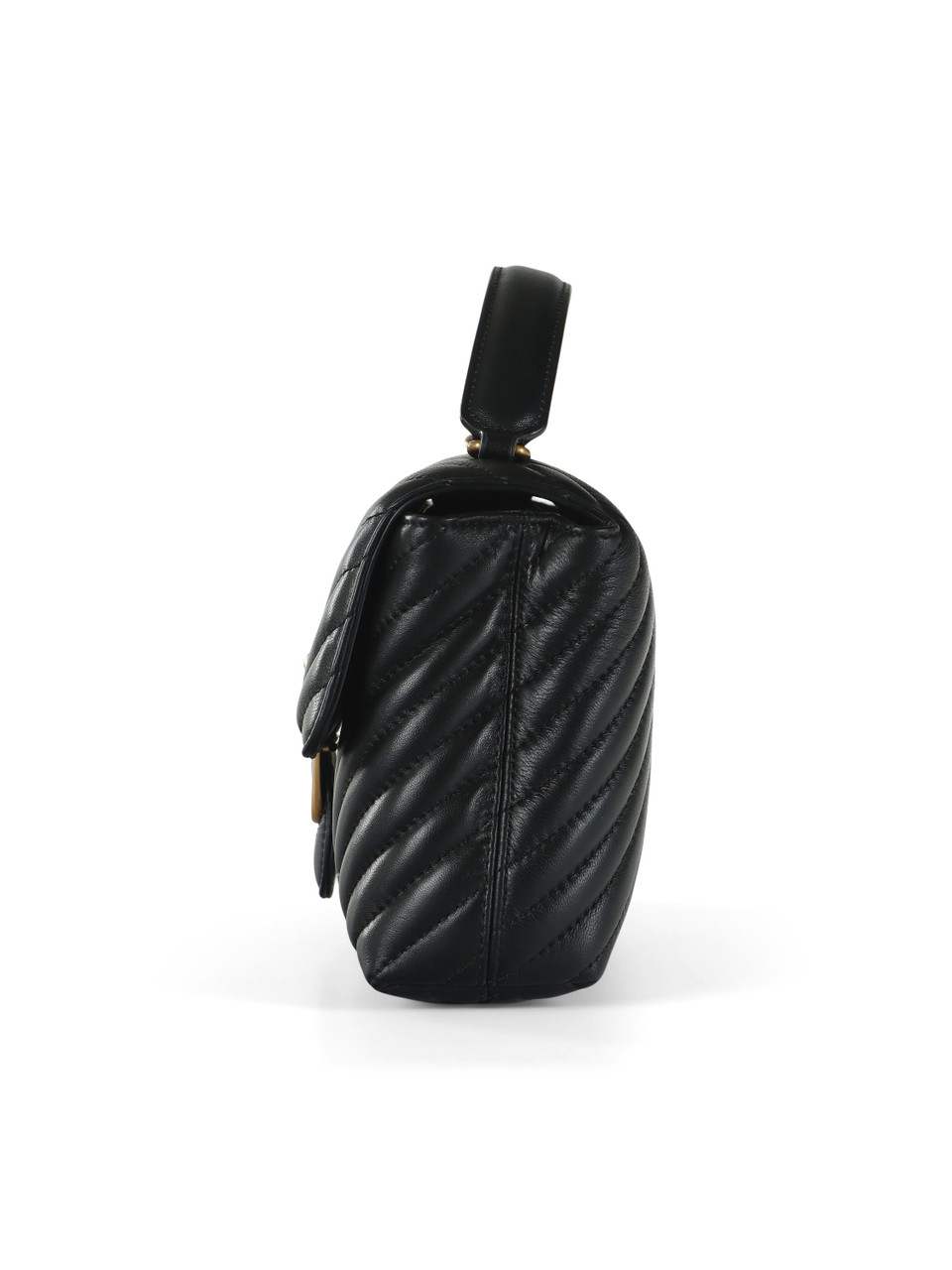 NERO | Borsa a a mano in pelle trapuntata LOVE LADY PUFF CLASSIC CL.