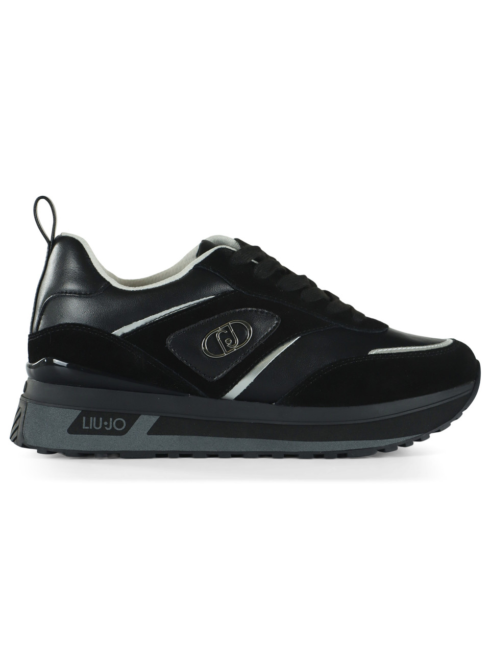 NERO | Sneakers LIU JO MAXI WONDER 97 con placca logo