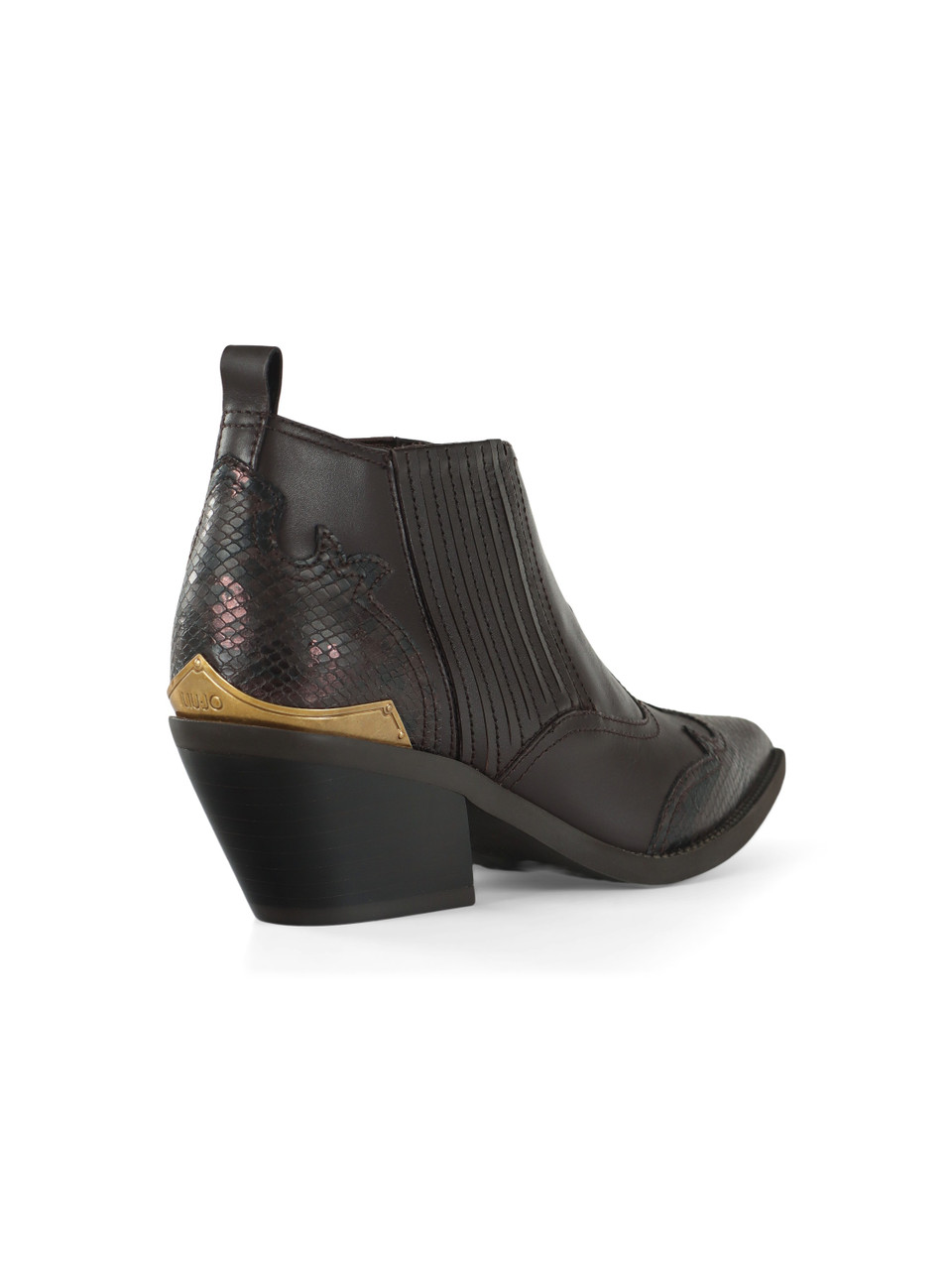 MARRONE | Stivaletti texani in pelle AUSTIN 04