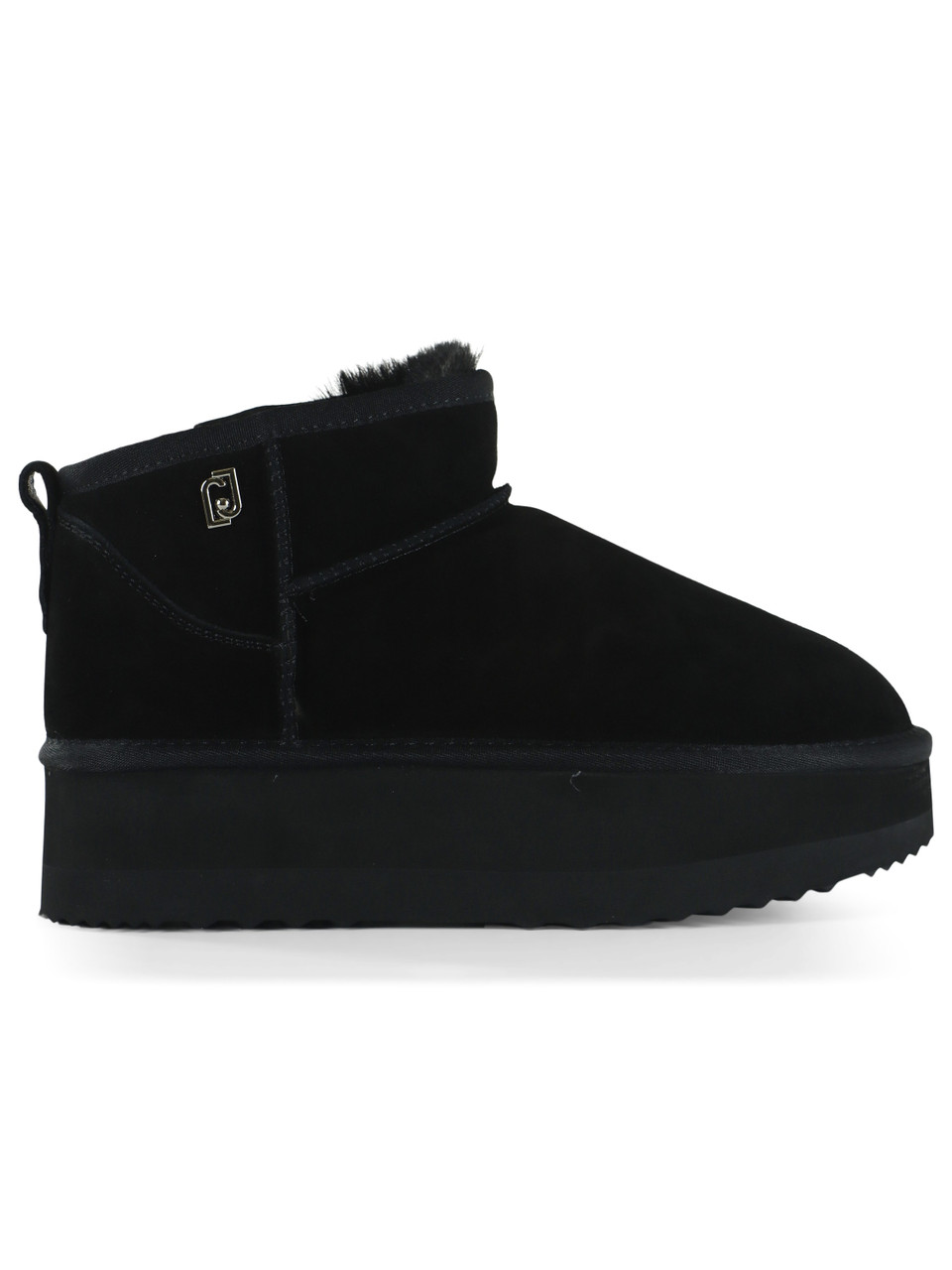 NERO | Stivaletti platform in suede JANE 01