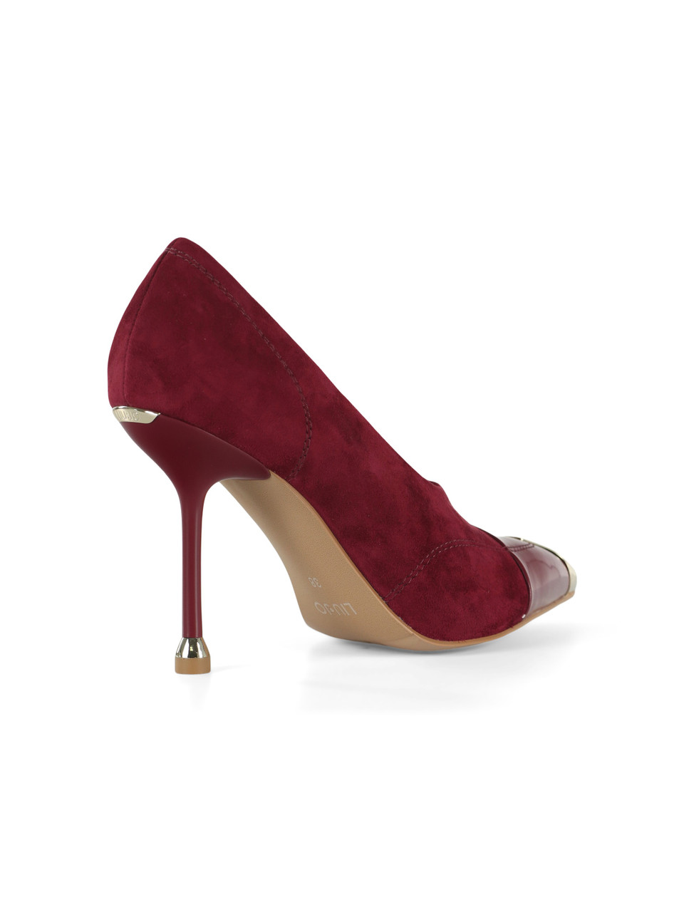 ROSSO SCURO | Décolleté in pelle ed ecopelle DEMI 16
