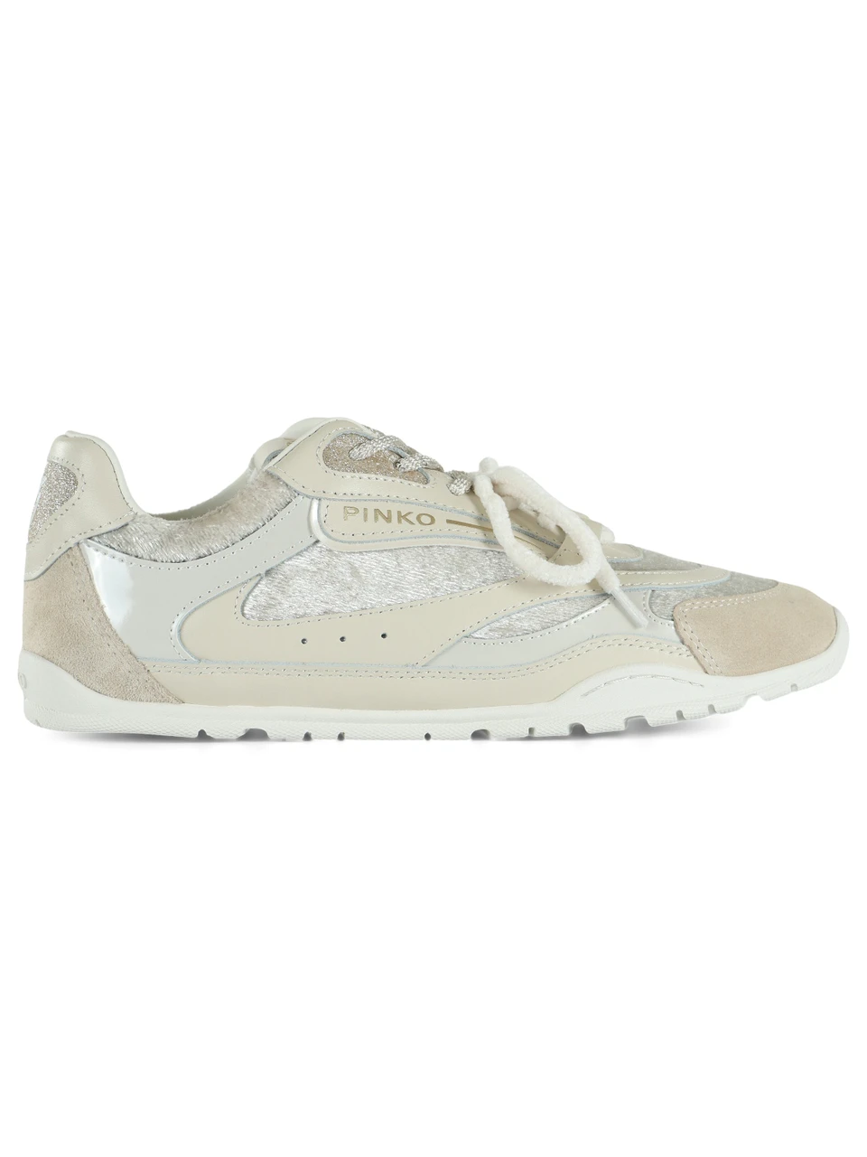 PANNA | Sneakers in pelle e velluto lurex YULIA 01