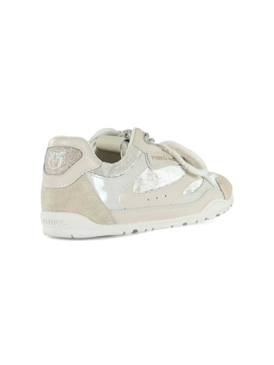 PANNA | Sneakers in pelle e velluto lurex YULIA 01