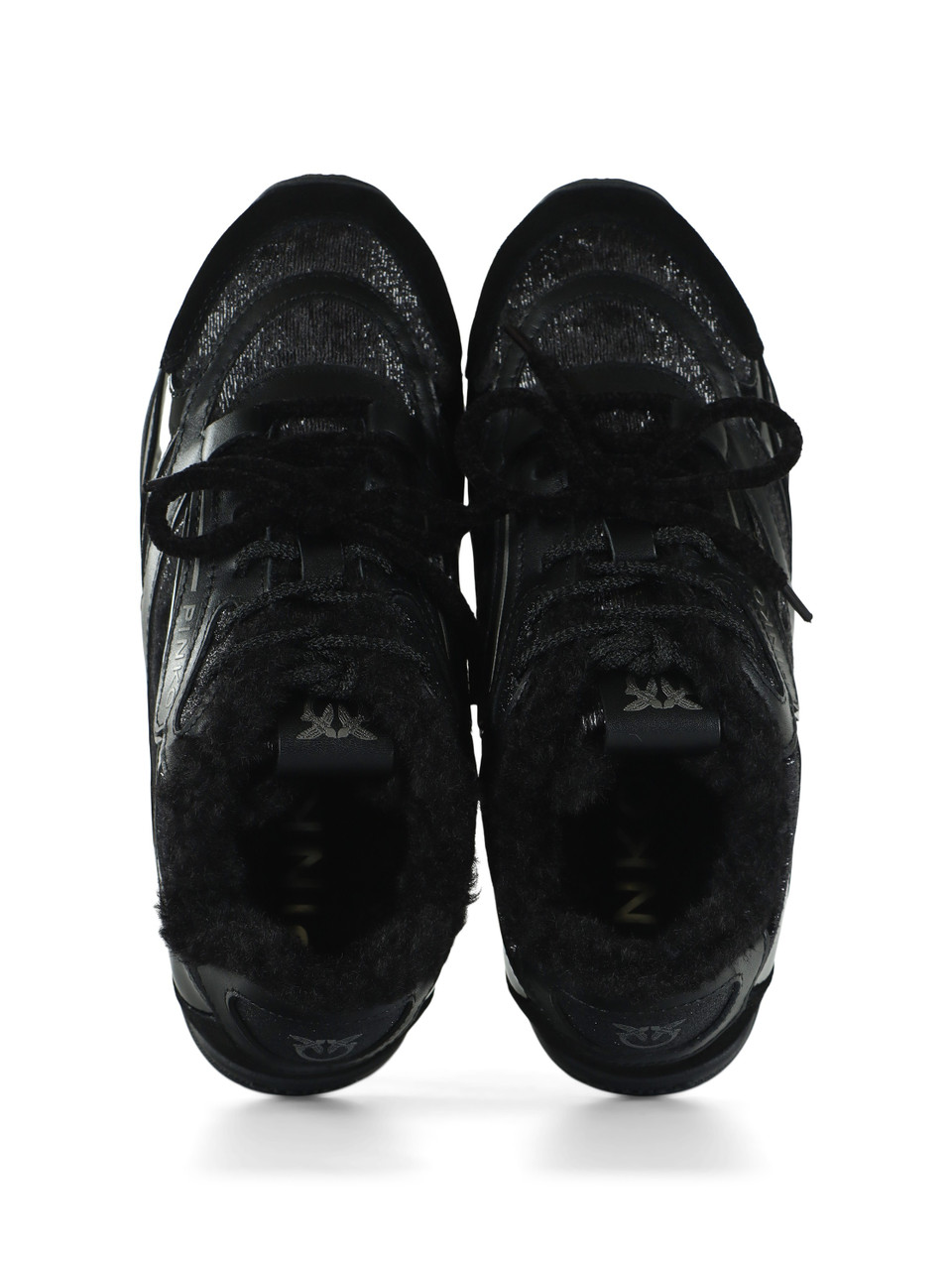 NERO | Sneakers in pelle e velluto lurex YULIA 01
