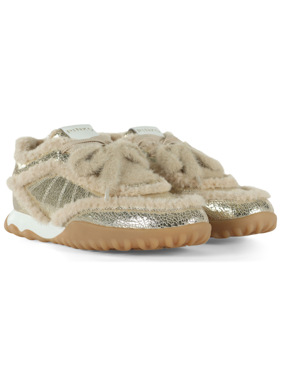 BEIGE | Sneakers in pelle craquelè GEA 02