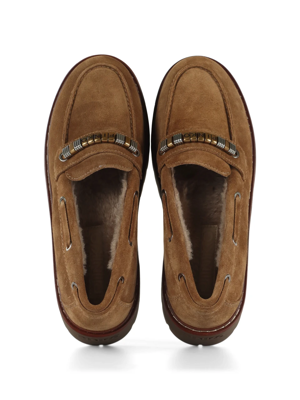 MARRONE CHIARO | Mocassino in suede MARGARET 02