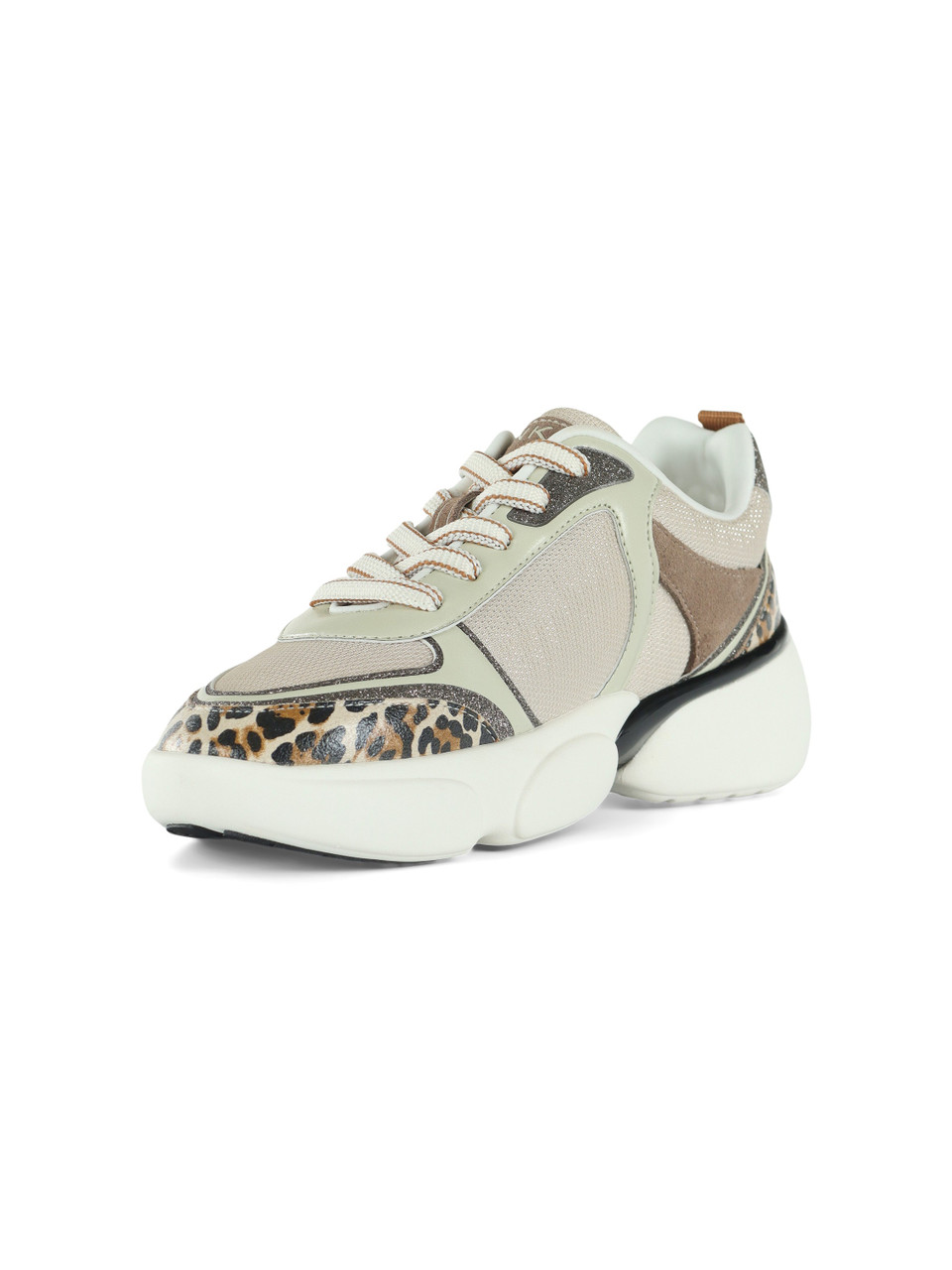 avorio | Sneakers ALBA 03 con dettagli glitterati