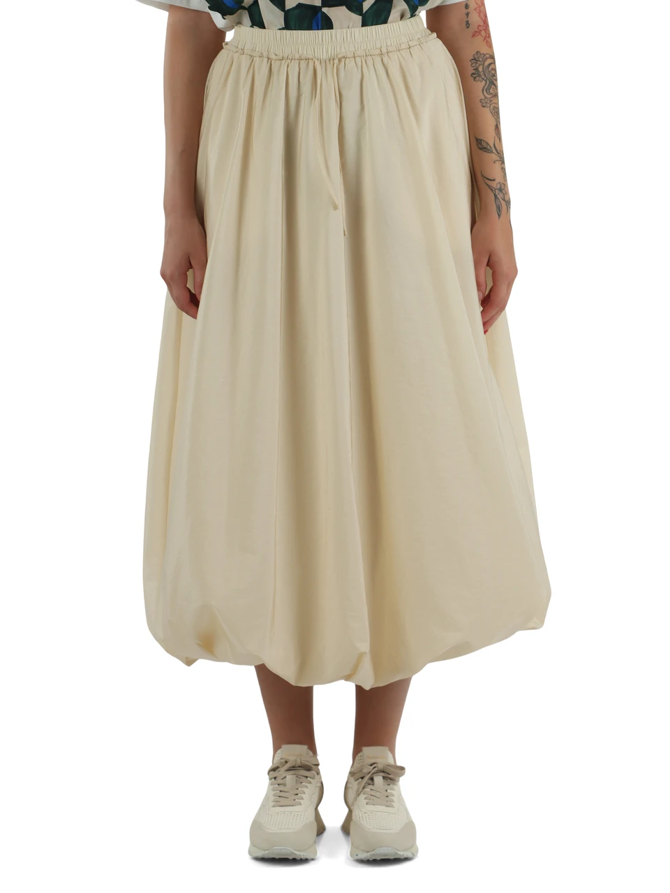 BEIGE | Gonna a palloncino in taffetà CIURMA