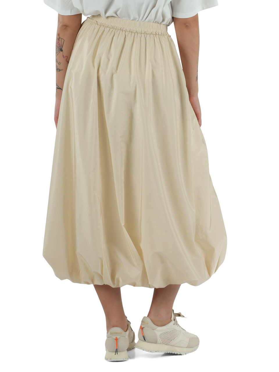 BEIGE | Gonna a palloncino in taffetà CIURMA