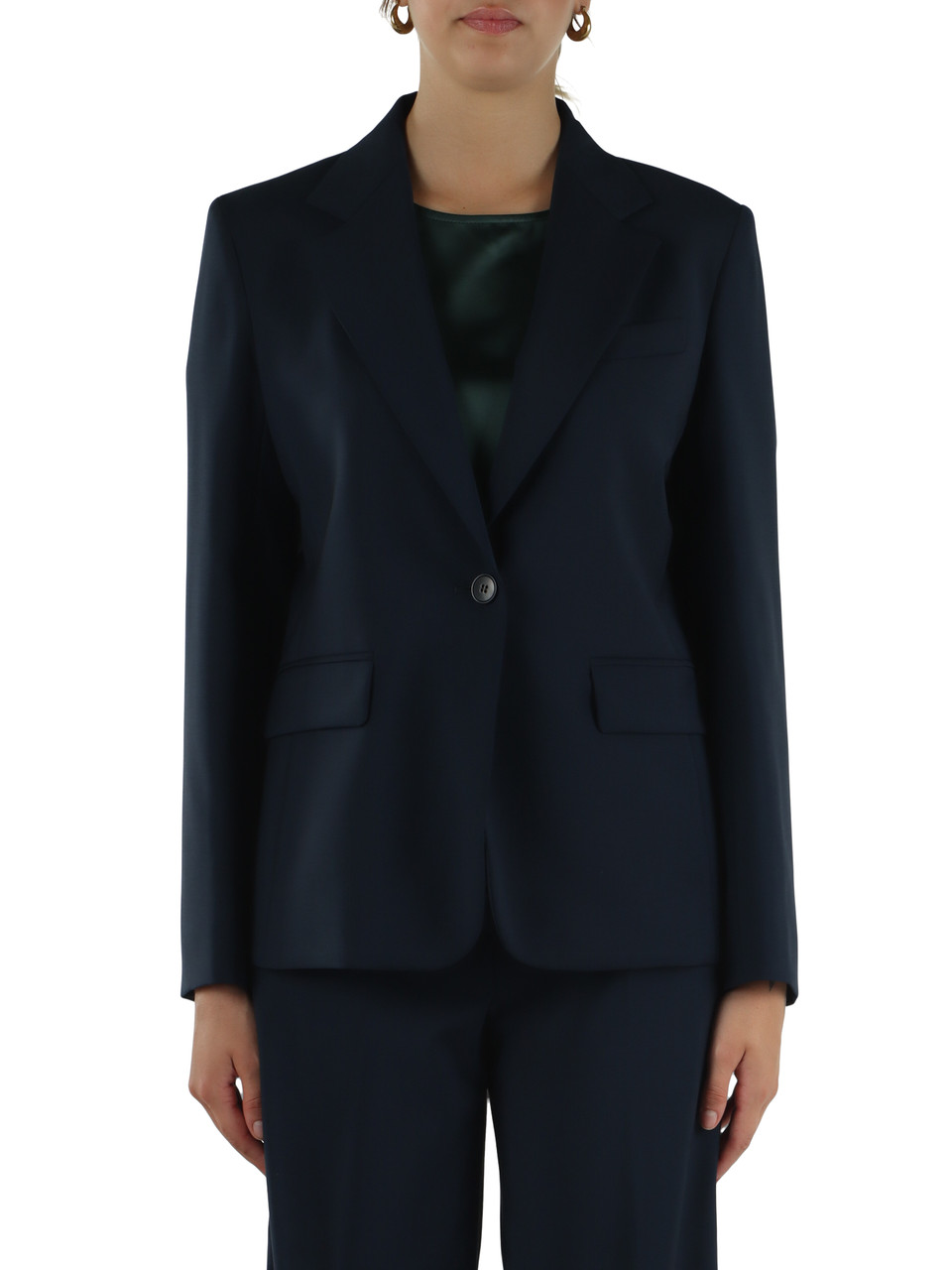BLU | Giacca monopetto LAMINE in lana vergine