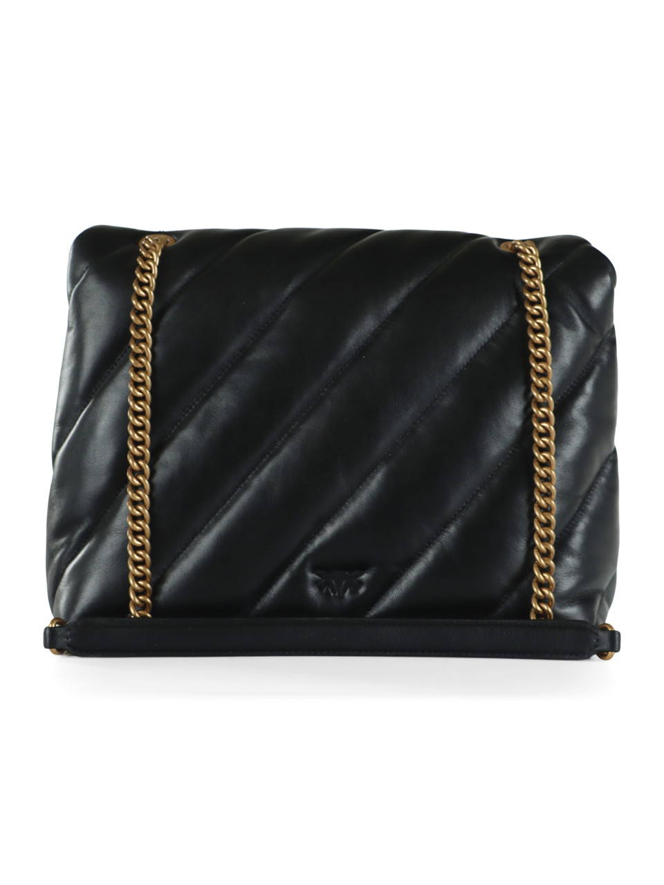 NERO | Borsa a tracolla in pelle trapuntata LOVE PUFF BIG CL.