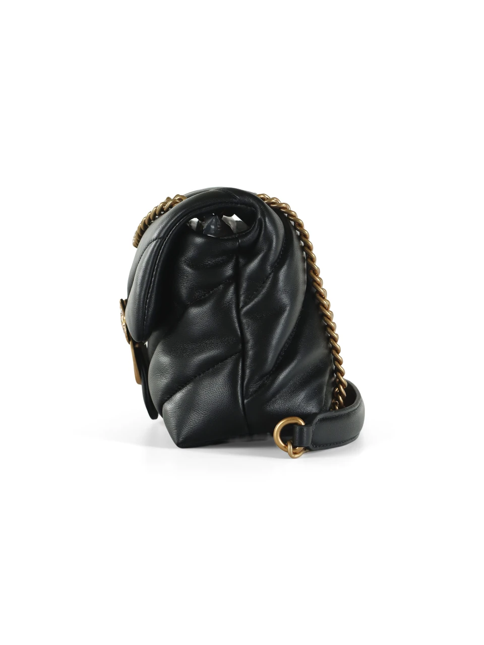 SALMONE | Borsa a tracolla in pelle trapuntata LOVE PUFF MINI CL.