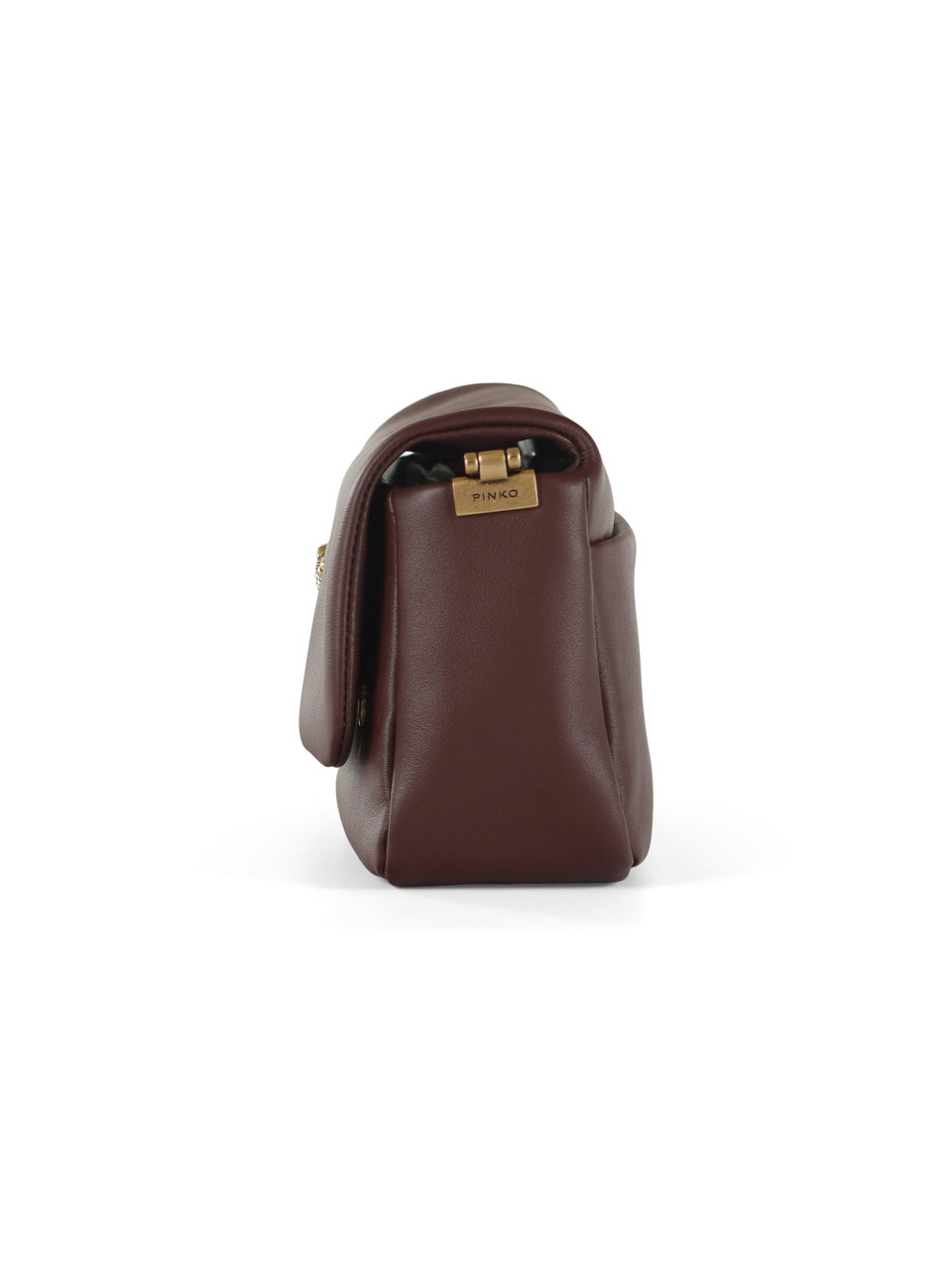 MARRONE | Borsa a tracolla in pelle CLICK SOFT HORIZONTAL MINI