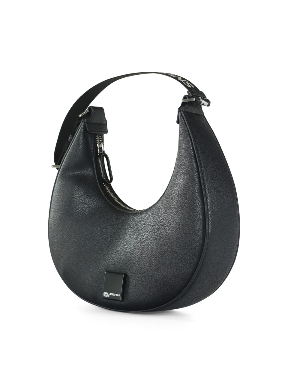 NERO | Borsa a spalla KLJ BOX LOGOHALFMOON