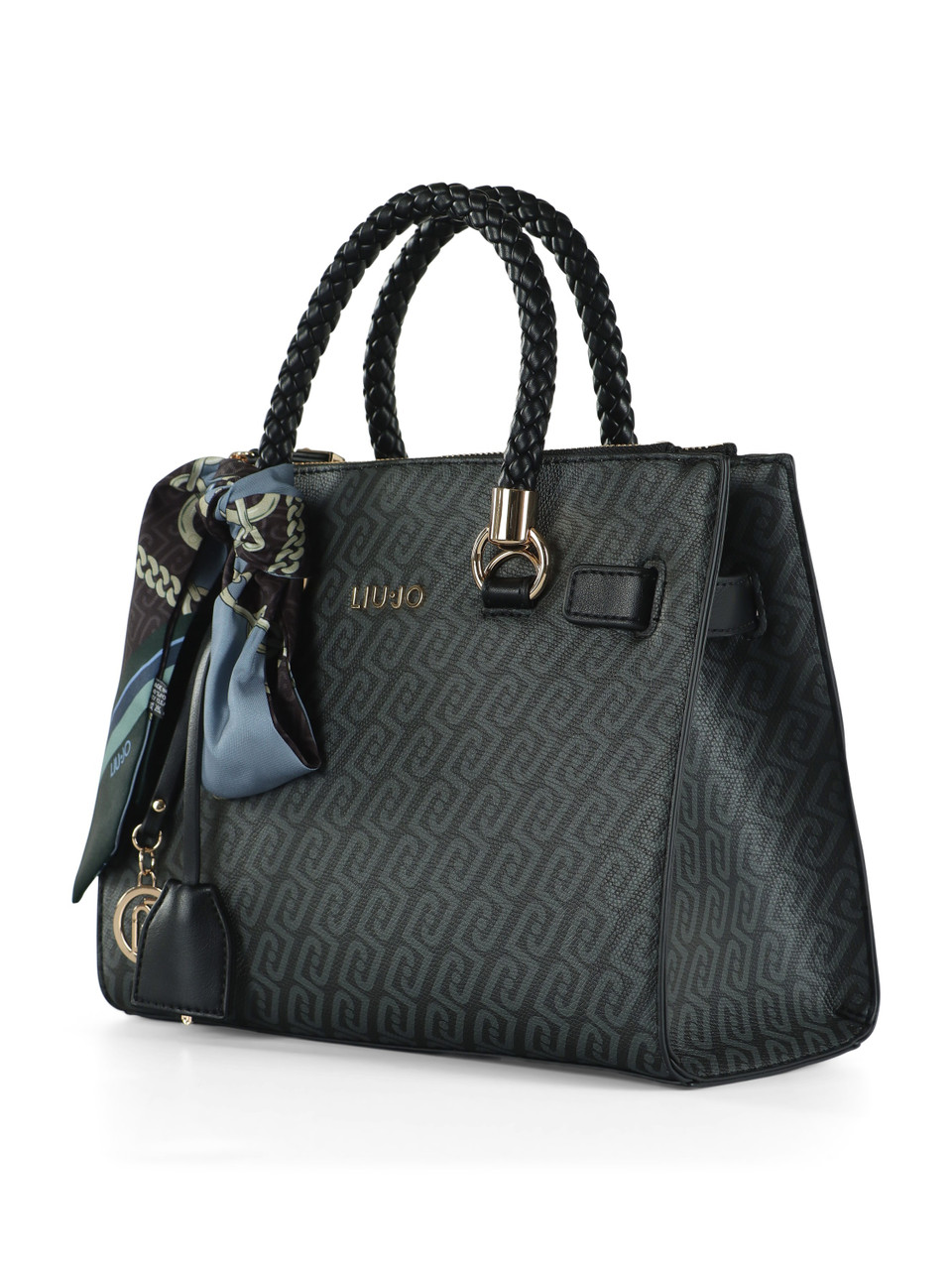 NERO | Borsa a mano MANH Small con stampa logo