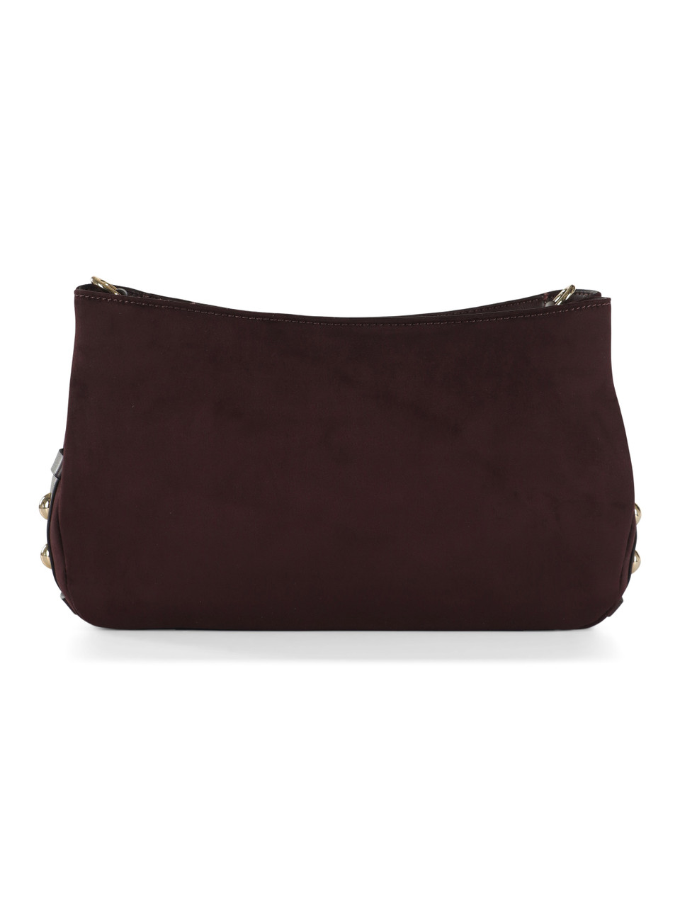 borgogna | Borsa a tracolla in eco suede GERONA Medium
