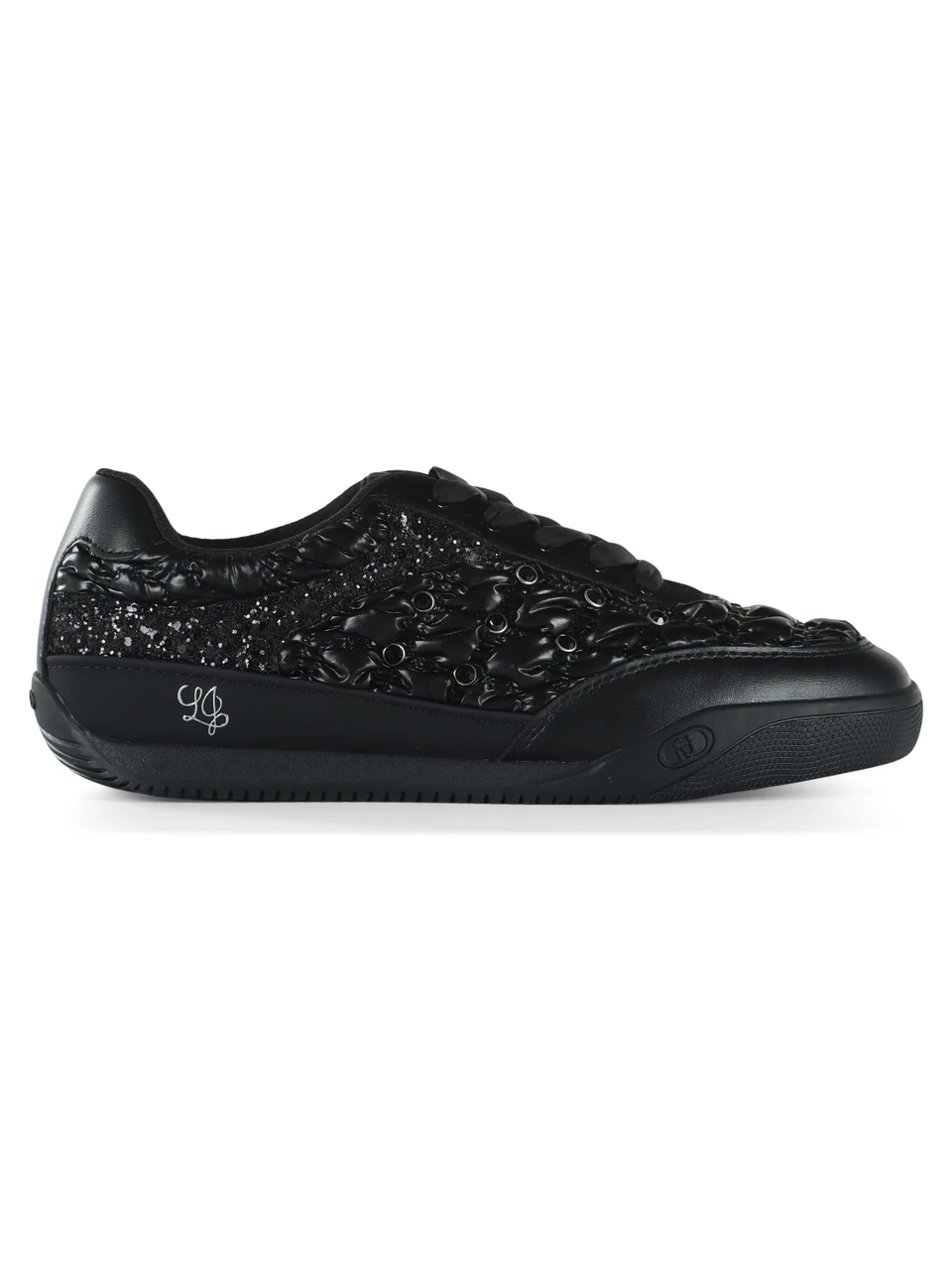NERO | Sneakers LEWIS 04 con inserti glitterati