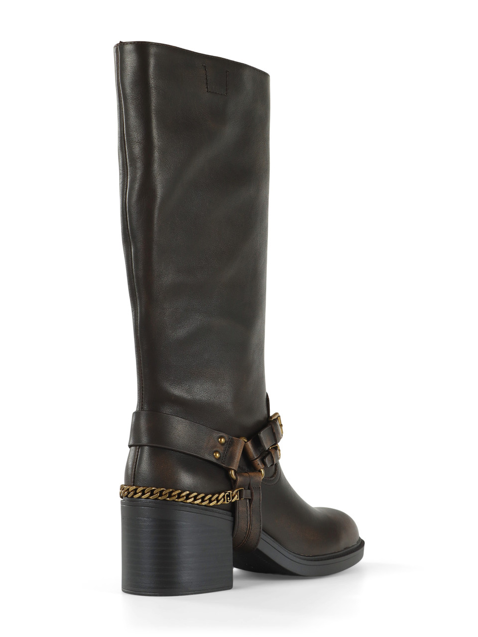 MARRONE | Stivali in pelle COLBY 01