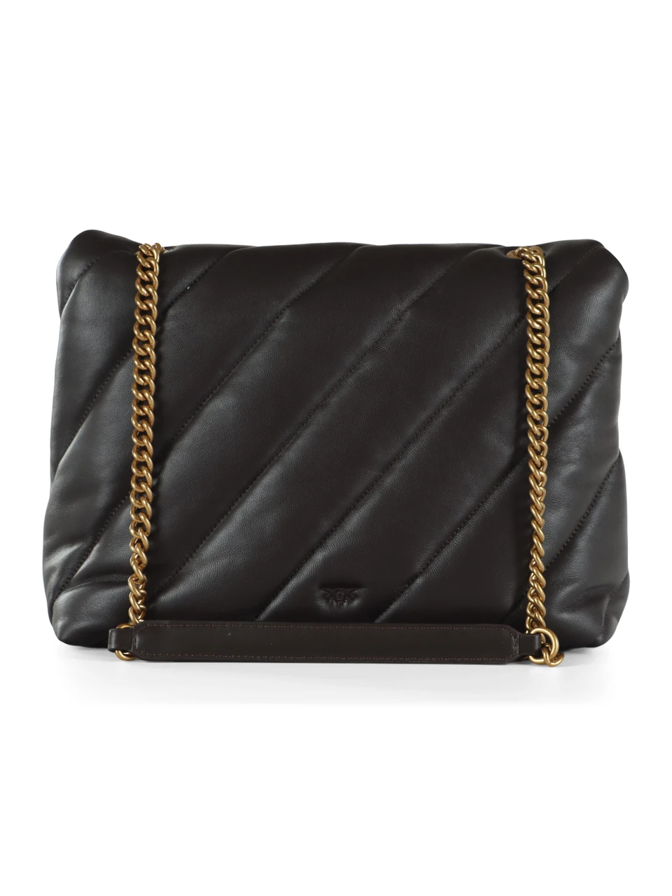 MARRONE | Borsa a tracolla in pelle trapuntata LOVE PUFF BIG CL.
