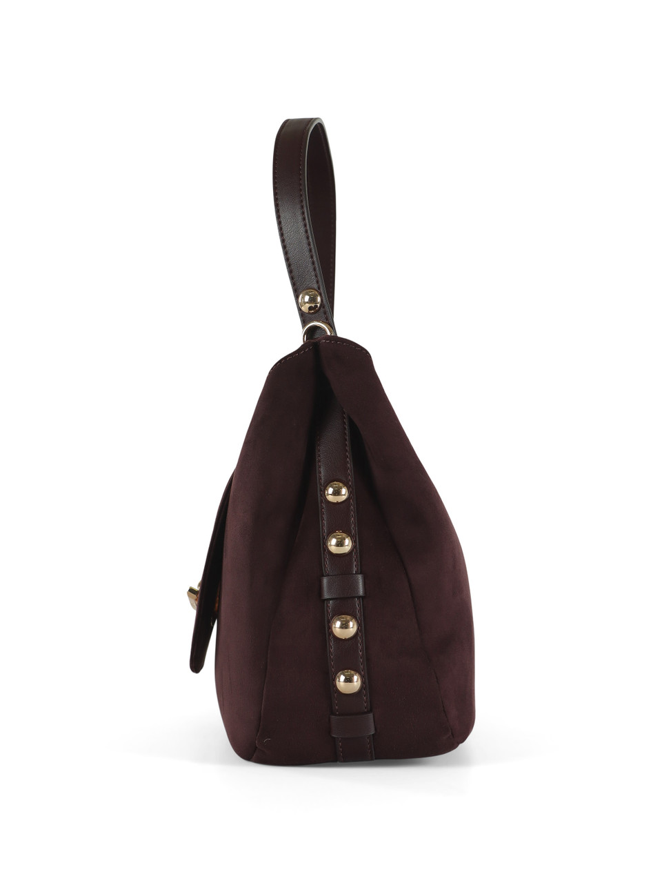 borgogna | Borsa a mano in eco suede GERONA Medium