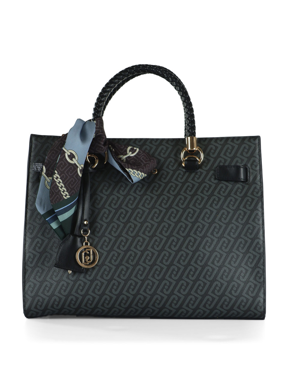 NERO | Borsa a mano MANH Medium con stampa logo