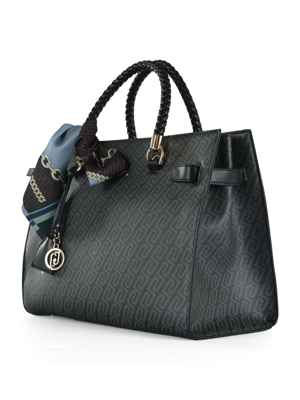 NERO | Borsa a mano MANH Medium con stampa logo