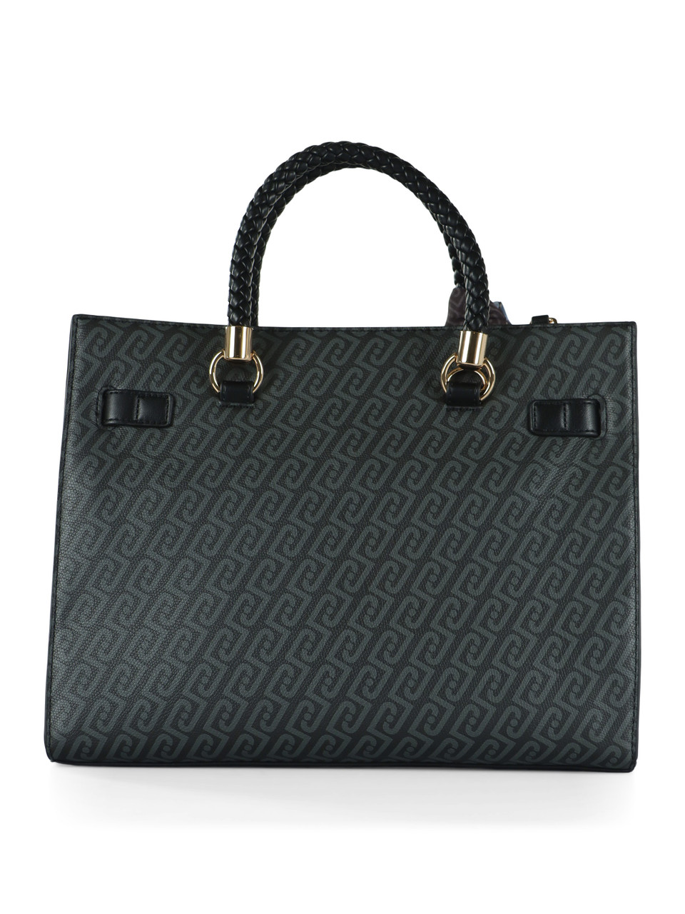 NERO | Borsa a mano MANH Medium con stampa logo