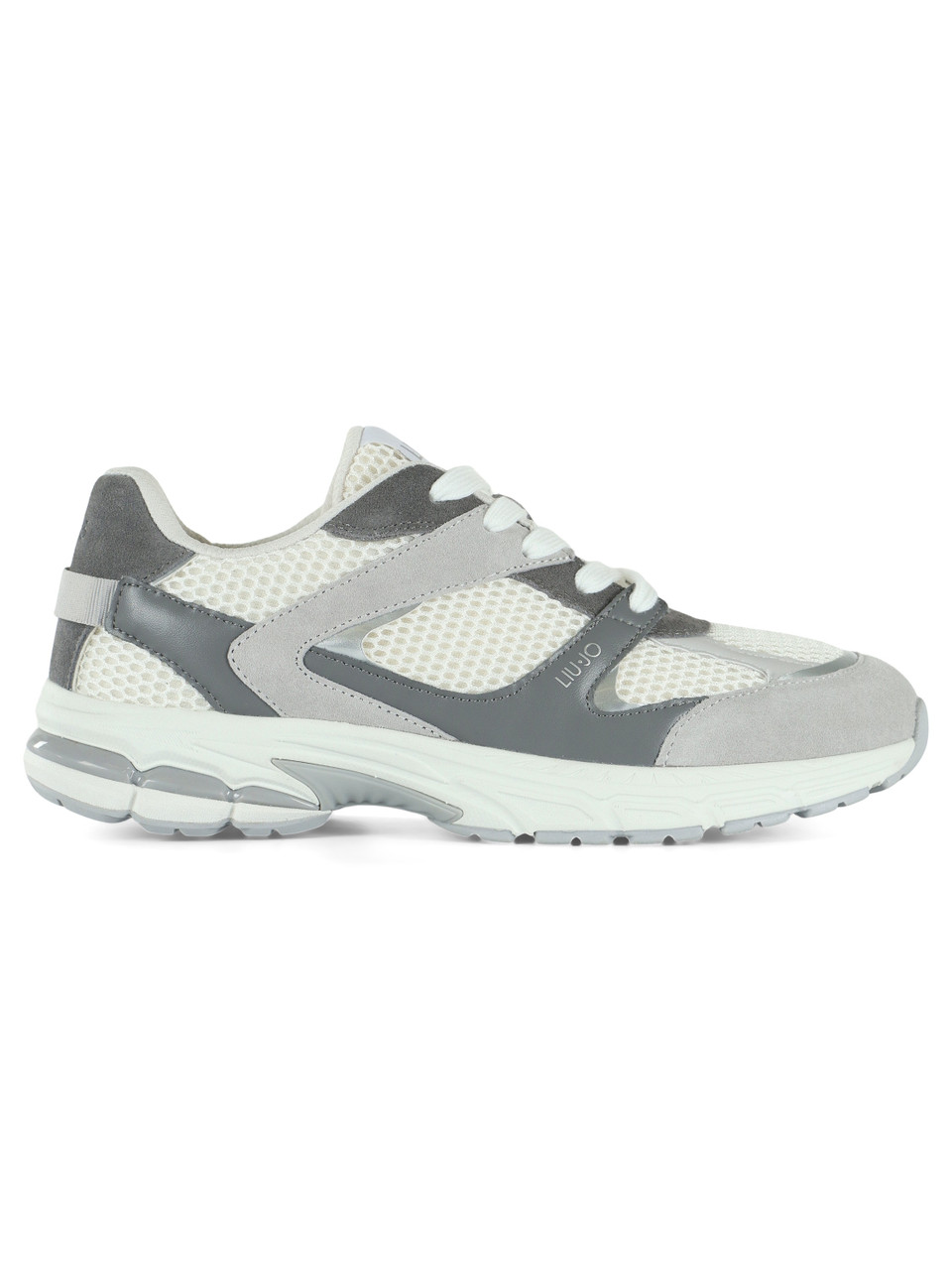 GRIGIO | Sneakers in pelle e tessuto COOPER 01