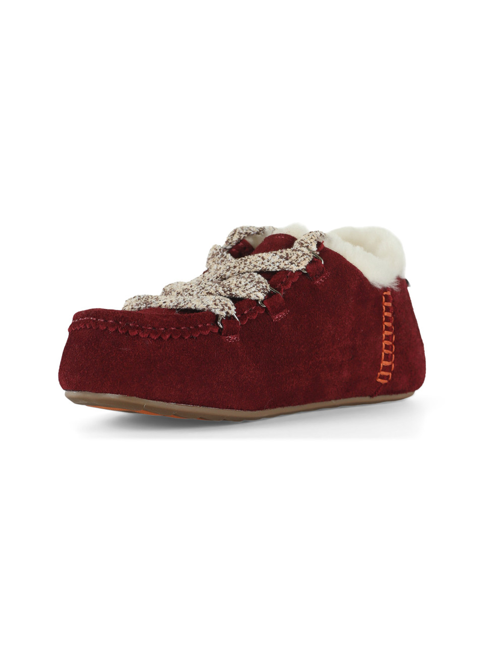 BORDEAUX | Scarpa stringata in suede APACH
