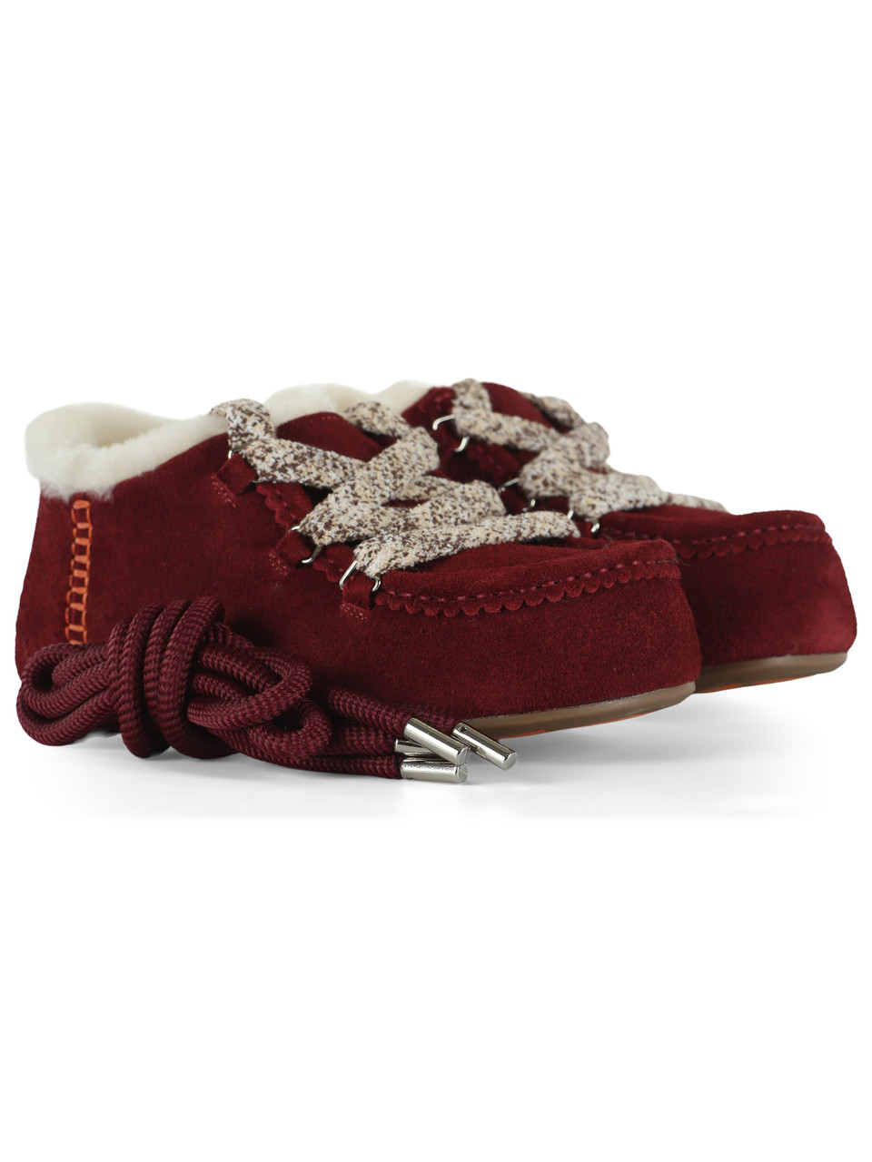 BORDEAUX | Scarpa stringata in suede APACH