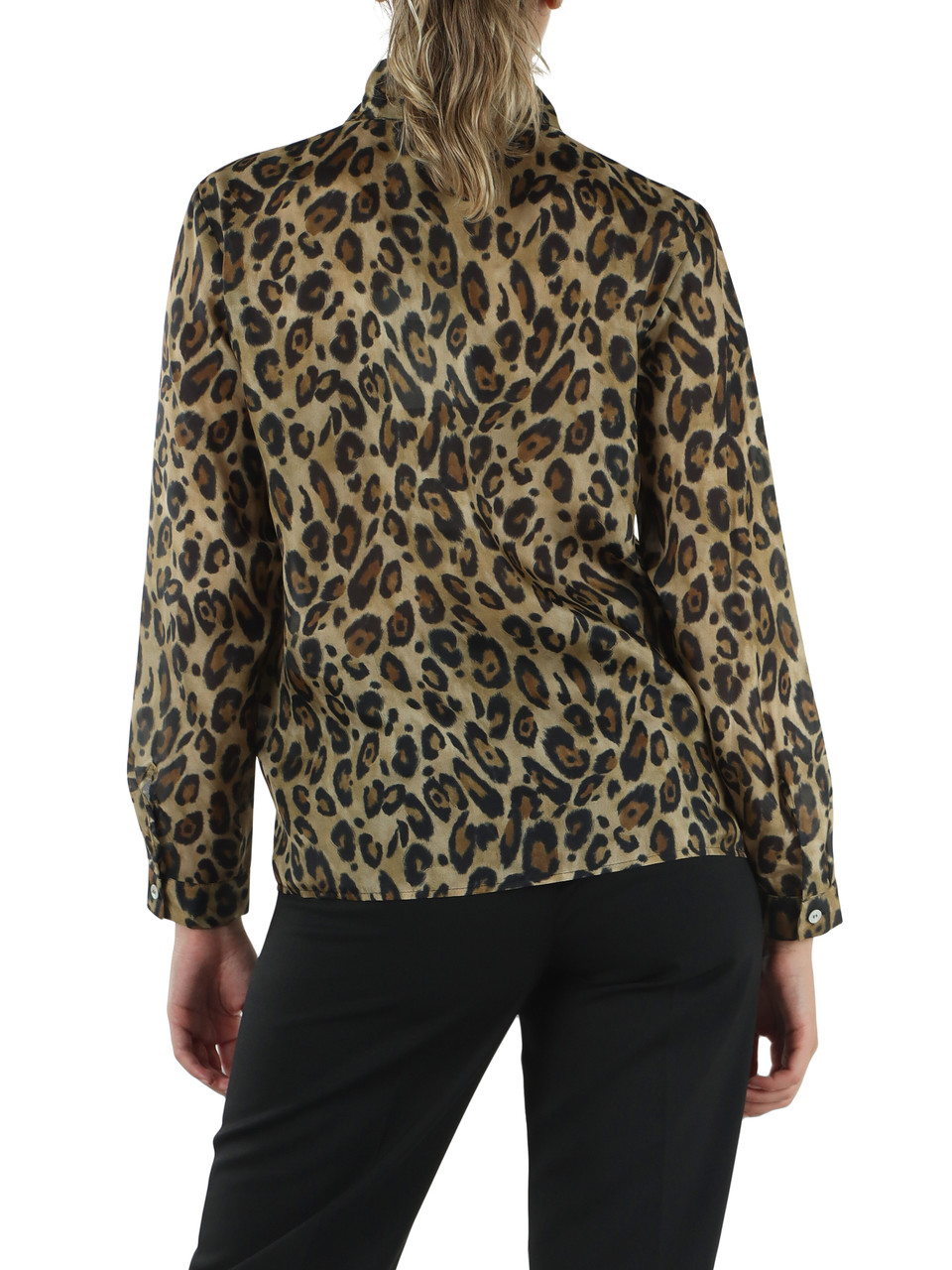 leopardato | SPORT: Blusa in seta NASTRO