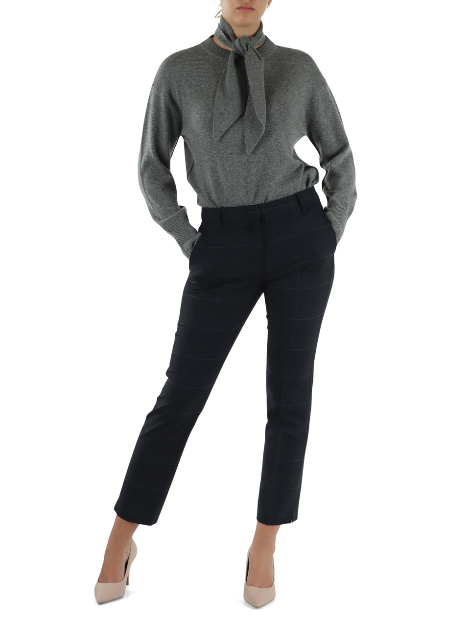 GRIGIO | SPORT: Maglia in lana e cashmere GIOCHI