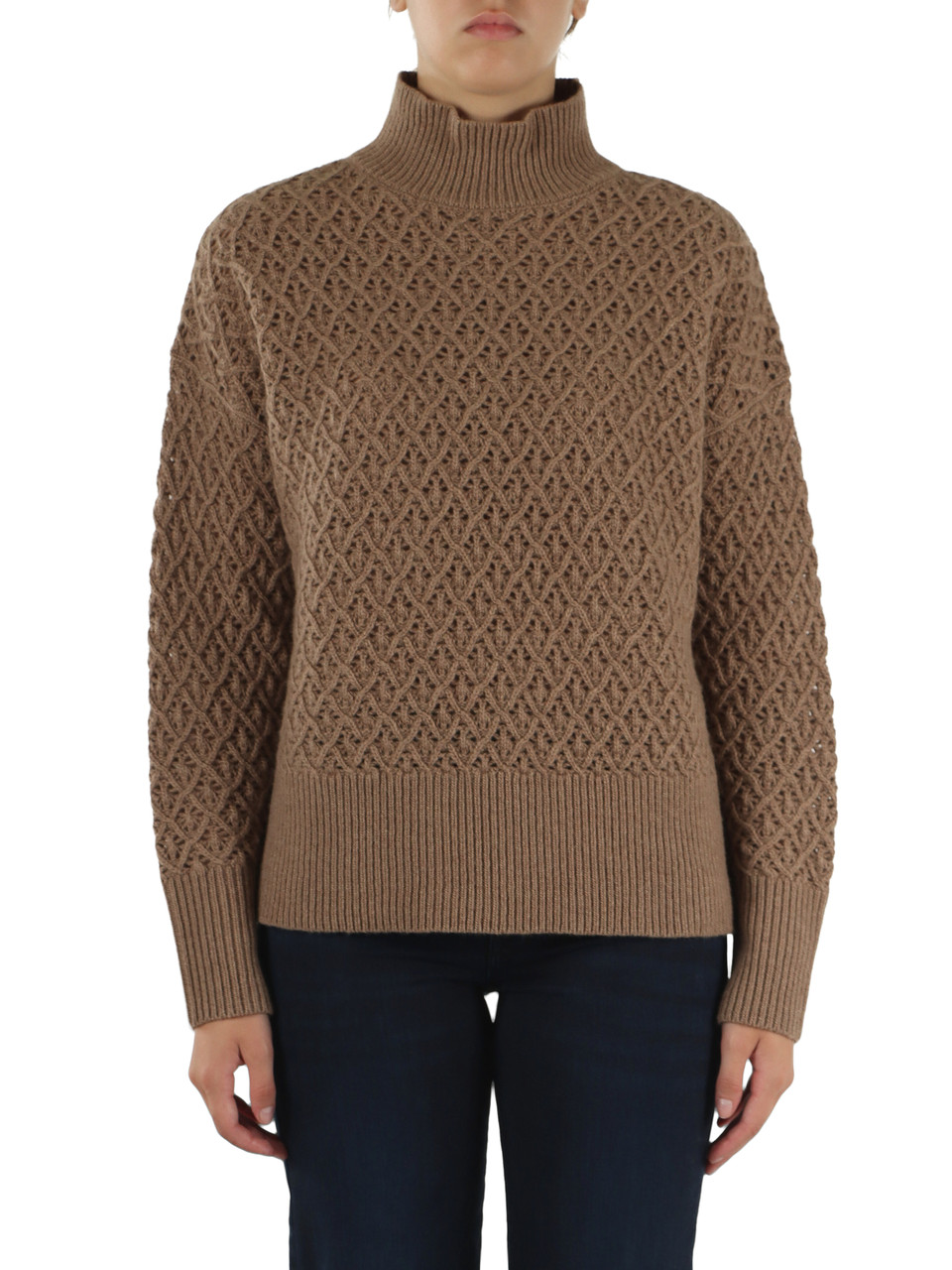 MARRONE CHIARO | SPORT: Maglia in lana vergine LEPRE